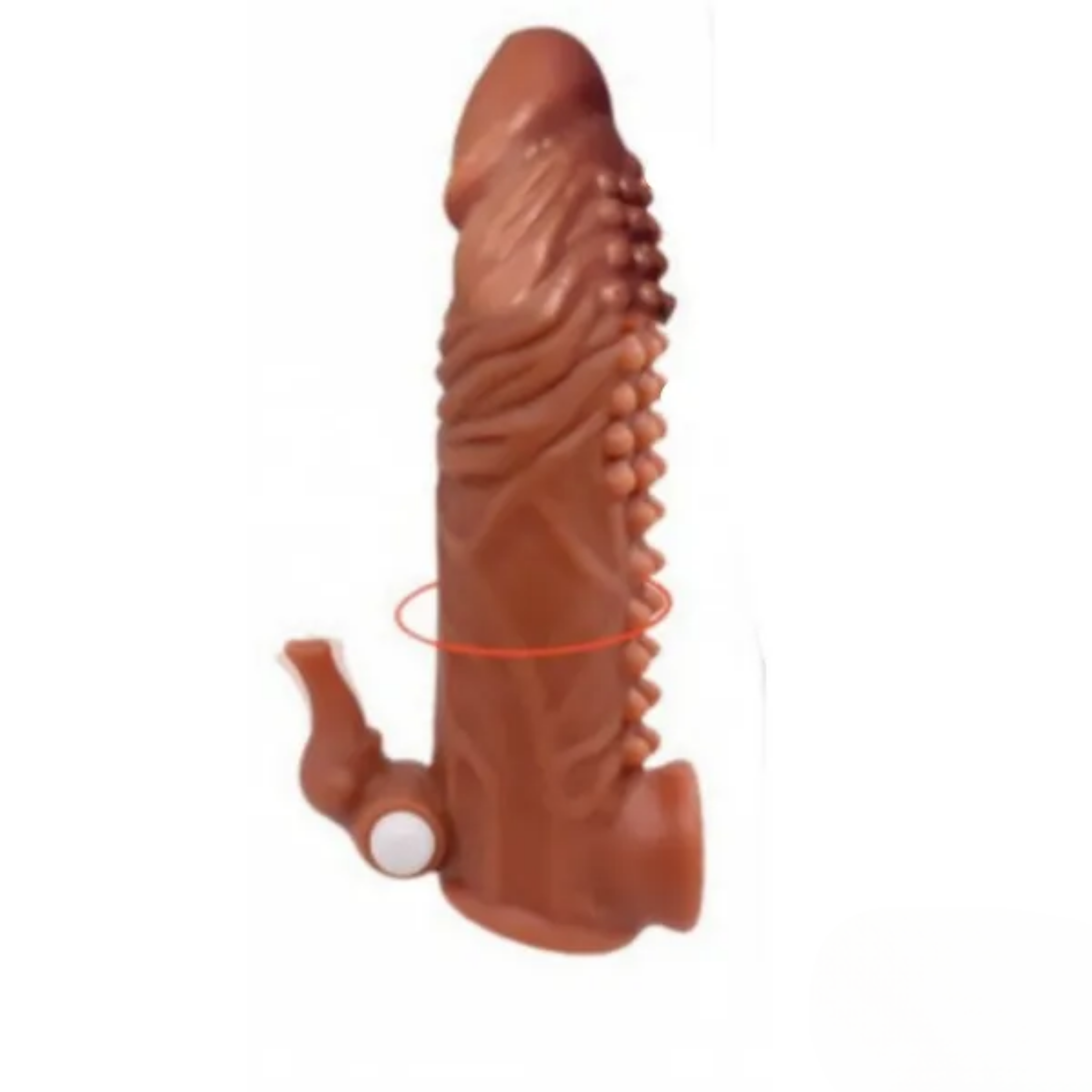 777 Spikey Vibrating Penis Sleeve Extender